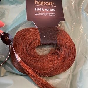 Hair art hair wrap closely matches color 10